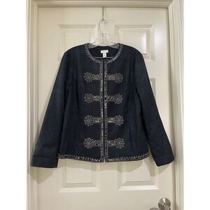 chicos women blazer size 2